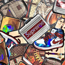 Load image into Gallery viewer, 100 PCS Holographic Shaped Ziplock Bags Trendy UV Foil Resealable Pouches for Candy, Herbs, Collectibles & Streetwear Accessories