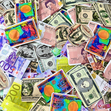 Load image into Gallery viewer, 100 PCS Dollar Sign Pattern Money 1g-3.5g Mylar Bags Smell Proof Bag Tobacco Accessories U.S. Dollars Zip lock Bag Copy Props