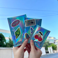 Load image into Gallery viewer, 50pcs Colors Laser Self-seal Holographic Envelopes Courier Bags Gifts Cards, Postcards, Badges, Gifts, Lipstick, Greeting Cards