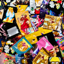Load image into Gallery viewer, 0.5-1g 5x6cm One Side Clear One Side Design Zipper Pouch 100 pcs Mixed Designs GODFATHER,SHAGGY-ROGERS,SCROOGE-MCDUCK,PINK-PANTHER,MONTGOMERY-BURNS Bags Mini Small Pouch