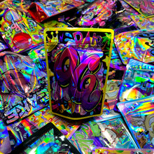 Load image into Gallery viewer, 100 pcs 28g Hologram Smell proof hemp Flower CBD Edibles Gummy Candy Cookies Packaging Holographic Laser Bag Zip Lock Mylar Pouch