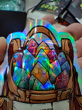 Load image into Gallery viewer, BACKPACK Bag Small Shape 9x11cm 100 pcs 1-3.5g Mylar Bags Holographic Zipper Bag Smell Proof Zip lock Pouch Small Bags