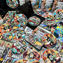 Load image into Gallery viewer, 100 PCS In-Stock 3.5g Mylar Bags for CD/DVD, Resealable Smell Proof Packaging, Zipper Circle Disc Pouches, Game CD/DVD Case, Shaped Mylar Bags, Packaging for DVD/CD with Box Customized