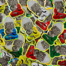 Load image into Gallery viewer, Buddha Bag Small Shape 7.5x12.5cm 100 pcs 1-3.5g Mylar Bags Holographic Zipper Bag Smell Proof Zip lock Pouch Small Bags