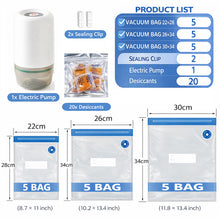 Load image into Gallery viewer, Filament Vacuum Sealer Kit for 3D Printing - Keep PLA/PETG Dry - Multi-Size Bags & Electric Pump