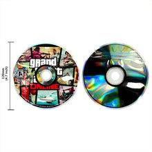 Load image into Gallery viewer, 100 PCS In-Stock 3.5g Mylar Bags for CD/DVD, Resealable Smell Proof Packaging, Zipper Circle Disc Pouches, Game CD/DVD Case, Shaped Mylar Bags, Packaging for DVD/CD with Box Customized