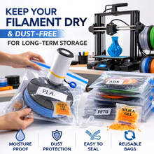 Load image into Gallery viewer, Filament Vacuum Sealer Kit for 3D Printing - Keep PLA/PETG Dry - Multi-Size Bags & Electric Pump
