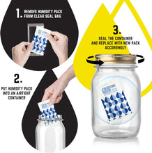 Load image into Gallery viewer, Keep herbs and flower buds fresh with 62% RH 2-way humidity control packs Convenient 4g/8g sachets regulate moisture for curing and long-term storage