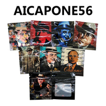 Load image into Gallery viewer, 0.5-1g 5x6cm One Side Clear One Side Design Zipper Pouch 100 pcs Mixed Designs GODFATHER,SHAGGY-ROGERS,SCROOGE-MCDUCK,PINK-PANTHER,MONTGOMERY-BURNS Bags Mini Small Pouch