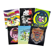 Load image into Gallery viewer, 1-3.5g Mylar Bags Smell proof Ziplock Bags Laser Hologram CBD small Pouch 3.5g 100 pcs Customized your logo