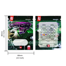 Load image into Gallery viewer, 6x8cm Mini Zip Bag Mylar 1g CBD Candy Gummy Bear Gift Small Bag Packaging Plastic PE Zip lock Foil Pouches 100 Pcs