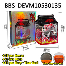 Load image into Gallery viewer, 25 Pcs Mylar Bag 3.5g with 25 Pcs Boxes Cereal Paper Boxes Customizable box design UV-coated Retail packaging Double insert box