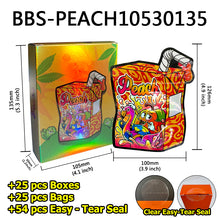 Load image into Gallery viewer, 25 Pcs Mylar Bag 3.5g with 25 Pcs Boxes Cereal Paper Boxes Customizable box design UV-coated Retail packaging Double insert box
