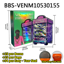 Load image into Gallery viewer, 25 Pcs Mylar Bag 3.5g with 25 Pcs Boxes Cereal Paper Boxes Customizable box design UV-coated Retail packaging Double insert box