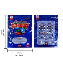 Load image into Gallery viewer, 6x8cm Mini Zip Bag Mylar 1g CBD Candy Gummy Bear Gift Small Bag Packaging Plastic PE Zip lock Foil Pouches 100 Pcs