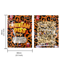Load image into Gallery viewer, 6x8cm Mini Zip Bag Mylar 1g CBD Candy Gummy Bear Gift Small Bag Packaging Plastic PE Zip lock Foil Pouches 100 Pcs