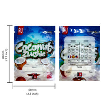 Load image into Gallery viewer, 6x8cm Mini Zip Bag Mylar 1g CBD Candy Gummy Bear Gift Small Bag Packaging Plastic PE Zip lock Foil Pouches 100 Pcs
