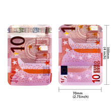 Load image into Gallery viewer, 100 PCS Dollar Sign Pattern Money 1g-3.5g Mylar Bags Smell Proof Bag Tobacco Accessories U.S. Dollars Zip lock Bag Copy Props