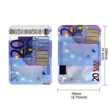 Load image into Gallery viewer, 100 PCS Dollar Sign Pattern Money 1g-3.5g Mylar Bags Smell Proof Bag Tobacco Accessories U.S. Dollars Zip lock Bag Copy Props
