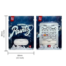 Load image into Gallery viewer, 6x8cm Mini Zip Bag Mylar 1g CBD Candy Gummy Bear Gift Small Bag Packaging Plastic PE Zip lock Foil Pouches 100 Pcs