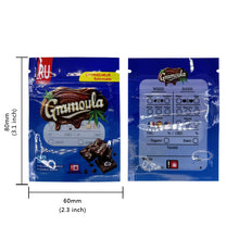 Load image into Gallery viewer, 6x8cm Mini Zip Bag Mylar 1g CBD Candy Gummy Bear Gift Small Bag Packaging Plastic PE Zip lock Foil Pouches 100 Pcs