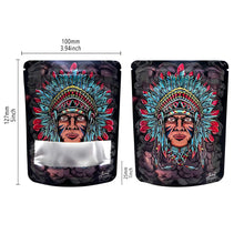 Load image into Gallery viewer, 1-3.5g Mylar Bags Smell proof Ziplock Bags Laser Hologram CBD small Pouch 3.5g 100 pcs Customized your logo