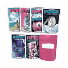 Load image into Gallery viewer, 1-3.5g Mylar Bags Smell proof Ziplock Bags Laser Hologram CBD small Pouch 3.5g 100 pcs Customized your logo