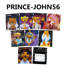 Load image into Gallery viewer, 0.5-1g 5x6cm One Side Clear One Side Design Zipper Pouch 100 pcs Mixed Designs GODFATHER,SHAGGY-ROGERS,SCROOGE-MCDUCK,PINK-PANTHER,MONTGOMERY-BURNS Bags Mini Small Pouch