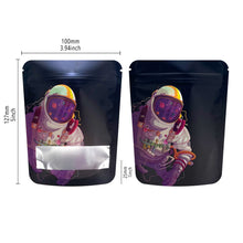 Load image into Gallery viewer, 1-3.5g Mylar Bags Smell proof Ziplock Bags Laser Hologram CBD small Pouch 3.5g 100 pcs Customized your logo