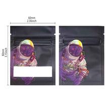 Load image into Gallery viewer, 1-3.5g Mylar Bags Smell proof Ziplock Bags Laser Hologram CBD small Pouch 3.5g 100 pcs Customized your logo