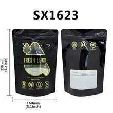 Load image into Gallery viewer, Lock & Seal Storage & Curing Bags 1/8oz to 2lb 58%-62% RH Moisture Control Pouches Heat Sealable Mylar Bags Smell Proof Packaging Ready Stock