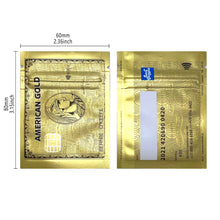 Load image into Gallery viewer, 1-3.5g Mylar Bags Smell proof Ziplock Bags Laser Hologram CBD small Pouch 3.5g 100 pcs Customized your logo