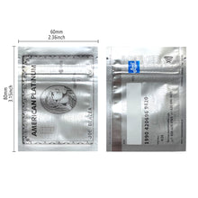 Load image into Gallery viewer, 1-3.5g Mylar Bags Smell proof Ziplock Bags Laser Hologram CBD small Pouch 3.5g 100 pcs Customized your logo