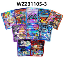 Load image into Gallery viewer, 100 pcs GELATO 3.5g Smell Proof Mylar Stand Up Zip Lock Pouch Cookies Candy Holographic Laer Mixed Designs