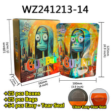 Load image into Gallery viewer, Stock 25 Pcs Mylar Bag 3.5g with 25 Pcs Boxes Cereal Paper Boxes Edible Cali Packs 8th Plug Smell Proof 3.5 Die Cut Mylar Bags with Boxes