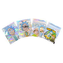 Load image into Gallery viewer, 11x14cm 3.5g Hologram Laser Zipper Bags Both Side Printed 100 pcs