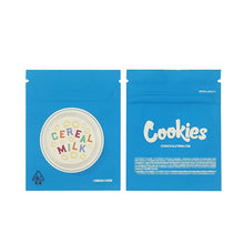 Load image into Gallery viewer, 1g -3g Cookies Plastic Zipper Pouch With Stickers laser Anti Label Foil Bags Flavor Herb Flower Dry Tobacco Retail Bags