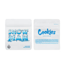 Load image into Gallery viewer, 1g -3g Cookies Plastic Zipper Pouch With Stickers laser Anti Label Foil Bags Flavor Herb Flower Dry Tobacco Retail Bags