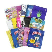 Load image into Gallery viewer, BACKWOODS Zipper Bags With Clear Window 3.5g Stand Up Ziplock Pouch 100 PCS