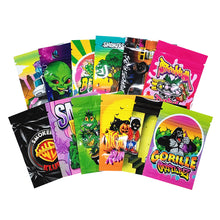 Load image into Gallery viewer, 7x10cm With Clear Window Small Zipper Bags Mixed Design For 1g