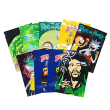 Load image into Gallery viewer, 7x10cm With Clear Window Small Zipper Bags Mixed Design For 1g