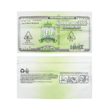 Load image into Gallery viewer, 100 PCS USD Dollars 3.5g-10g Money Children Proof Stand Up Zip Lock Pouch Smell Proof Zipper Bag Cookies pouch Child Resistant Exit Bag USD Dollars