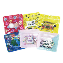 Load image into Gallery viewer, 10pcs mixed Laser Hologram Lovely Zipper Bags Small Clear Pouches Accessories Rubber Bands Cosmetics Beauty Makeup Candy Bags