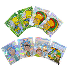 Load image into Gallery viewer, 11x14cm 3.5g Hologram Laser Zipper Bags Both Side Printed 100 pcs