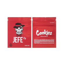Load image into Gallery viewer, 1g -3g Cookies Plastic Zipper Pouch With Stickers laser Anti Label Foil Bags Flavor Herb Flower Dry Tobacco Retail Bags