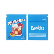 Load image into Gallery viewer, 1g -3g Cookies Plastic Zipper Pouch With Stickers laser Anti Label Foil Bags Flavor Herb Flower Dry Tobacco Retail Bags