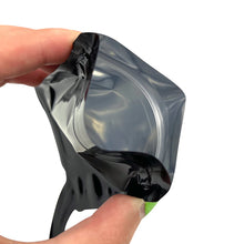 Load image into Gallery viewer, Black Colors Shape Bag Zip Lock Pouch Small Packaging Customized Logo Cigar Bags 100 PCS