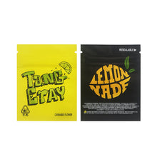 Load image into Gallery viewer, 1g -3g Cookies Plastic Zipper Pouch With Stickers laser Anti Label Foil Bags Flavor Herb Flower Dry Tobacco Retail Bags