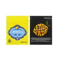 Load image into Gallery viewer, 1g -3g Cookies Plastic Zipper Pouch With Stickers laser Anti Label Foil Bags Flavor Herb Flower Dry Tobacco Retail Bags