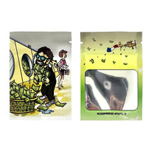 Load image into Gallery viewer, 7x10cm With Clear Window Small Zipper Bags Mixed Design For 1g